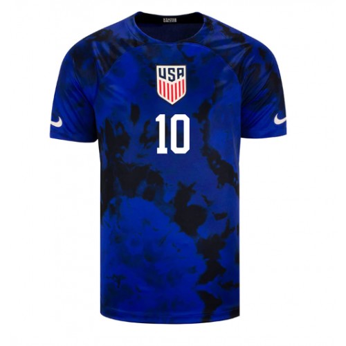 Maillot de foot États-Unis Christian Pulisic #10 Extérieur Monde 2022 Manches Courte